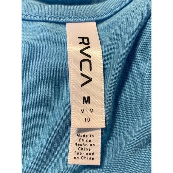 RVCA Women Size Medium M Blue Sleeveless Tank Racerback Shift Dress NWT New - Picture 4 of 7